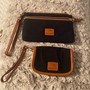 Dooney and Bourke Small Clutch/Wristlet set of 2
